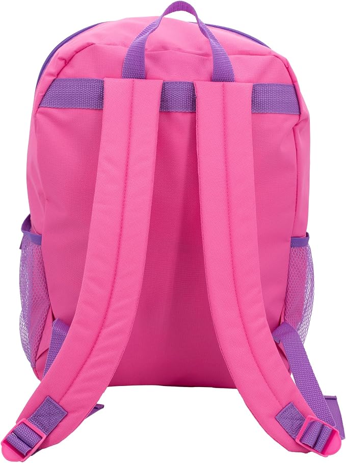 AI ACCESSORY INNOVATIONS Gabby’s Dollhouse 2 Piece Backpack Set, Pre-School Girls 16" Travel Bag, Pink