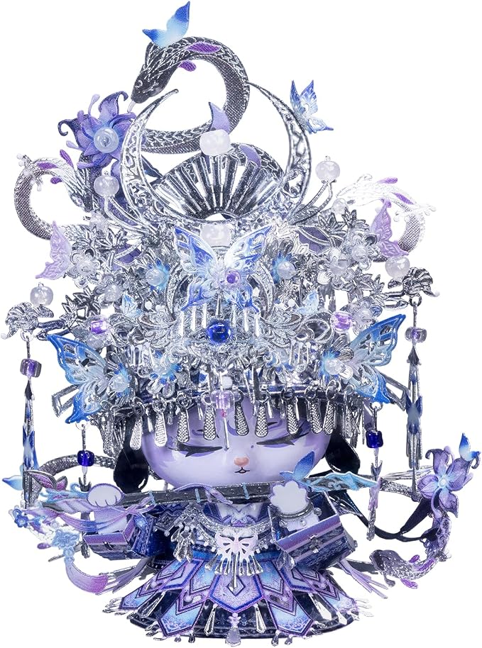 MU Miao Cat 3D Metal Puzzle Wholesale Bulk DIY Assembly Model Kits for Retailers Educational Brain Teaser Gift Shop Collection Desktop Architecture Decor Dropshipping Supplier