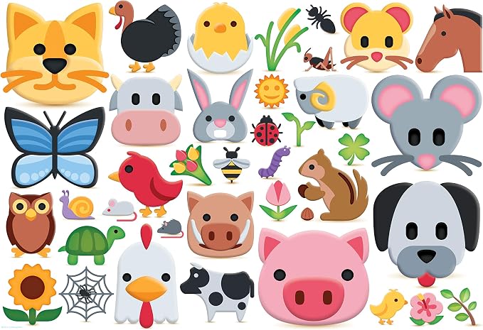 Farm Animals Emojipuzzles 100pc