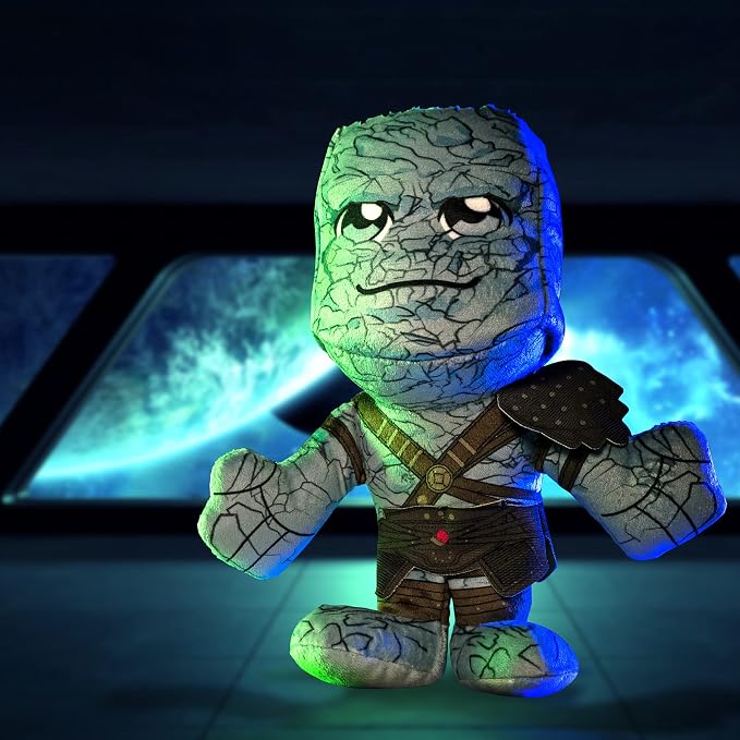 Bleacher Creatures Marvel's Korg 8" Kuricha Sitting Plush- Soft Chibi Inspired Toy