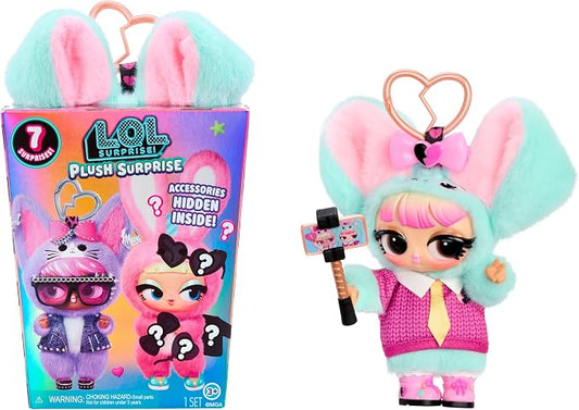 LOL Surprise Plush Surprise! Pup-Tart Plush Doll with Hidden Fashions, On-the-Go Play, 7 Total Surprises – Great Gift for Kids Ages 3+