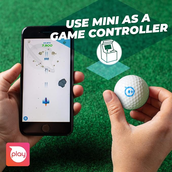 Sphero Mini Golf (White) - Coding Robot Ball - Educational Coding and Gaming for Kids and Teens - Bluetooth Connectivity - Interactive and Fun Learning Experience for Ages 8+ | Educational Coding and Gaming, Bluetooth Connectivity, Interactive and Fun ...