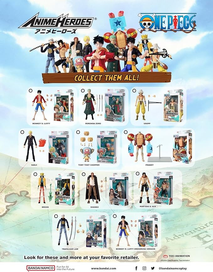 ANIME HEROES - One Piece - Usopp Action Figure