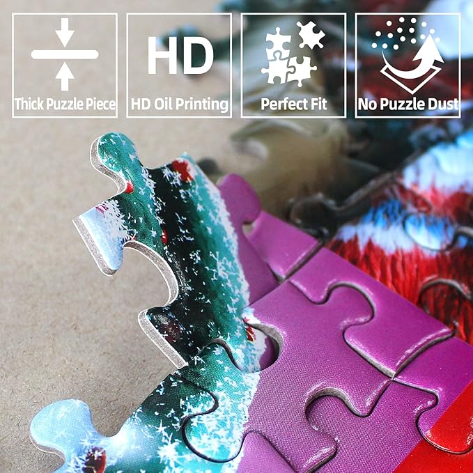 Vintage Bookstore Maze 1000 Piece Puzzle for Adults, Fun Puzzles for Adults 1000 Pieces with HD Print & Poster, 27.5 * 19.7 in Dust Free, for Gifts Halloween Christmas Family Games Lovers