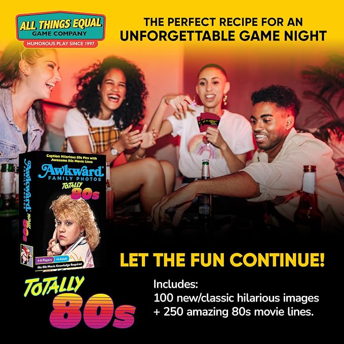 Awkward Family Photos Greatest Hits – Hilarious Party Card Game for Teens & Adults, Caption Real Awkward Photos with Memorable Movie Quotes, Fun Family Game Night