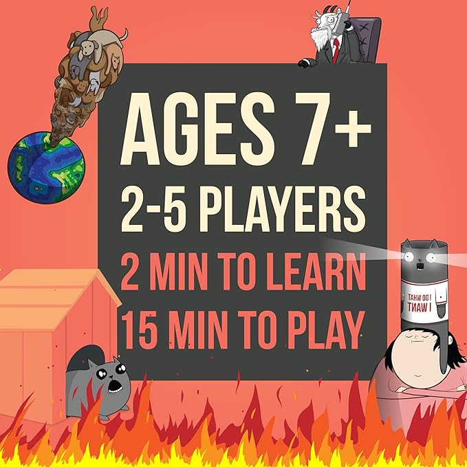 Barking Kittens Expansion Set - A Russian Roulette Card Game for Adults, Teens & Kids, Easy Family-Friendly Party Games - 20 Card Add-on
