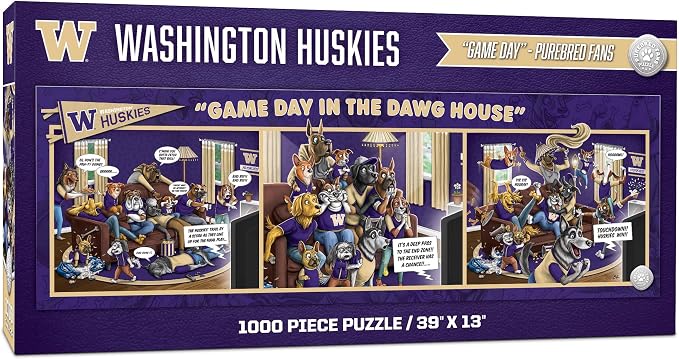YouTheFan NCAA Game Day in The Dog House - 1000pc Puzzle