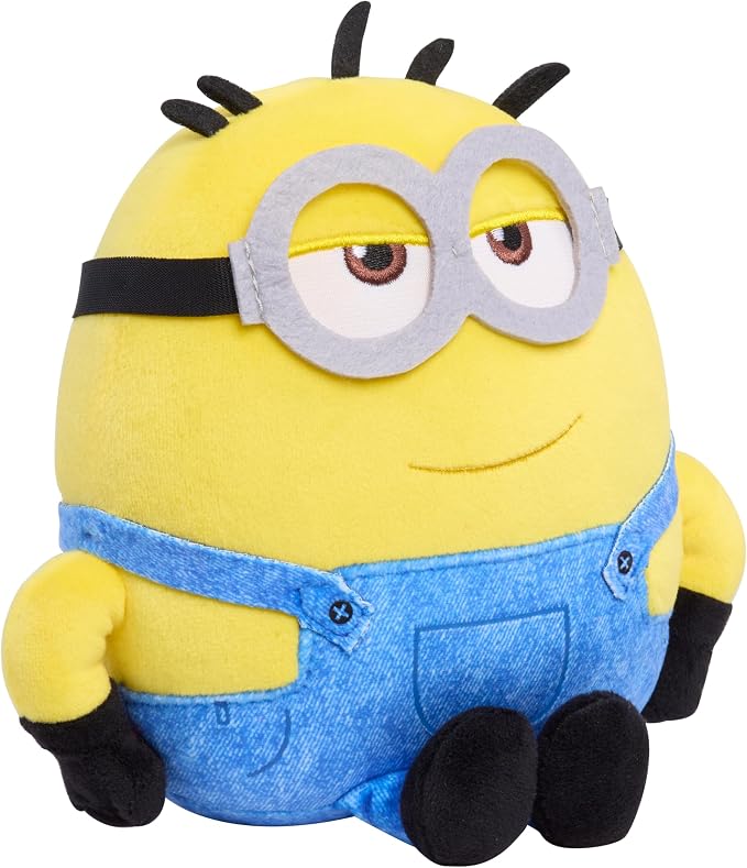 Illumination Minions & Monsters Ed Squooshy Plush Toy | Soft Squishy Stuffed Animal, 7-Inch, Sensory Fidget Toy with Bean Fill, Kids Gift, Ages 3+