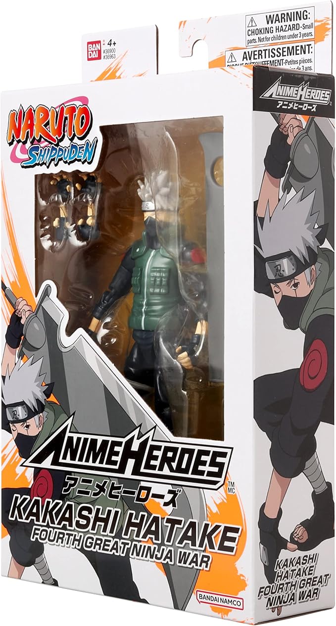 ANIME HEROES - Naruto Shippuden - Hatake Kakashi Fourth Great Ninja War Action Figure
