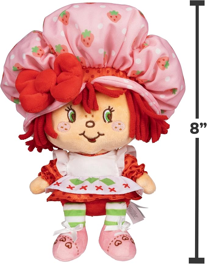 Jazwares Hello Kitty and Friends - 8-Inch Strawberry Shortcake x My Melody Plush 2-Pack - Officially Licensed Sanrio Product from Ages 6+