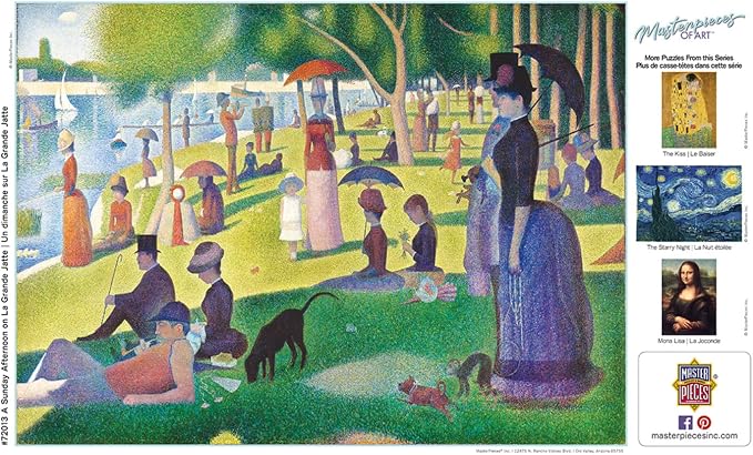 MasterPieces 1000 Piece Jigsaw Puzzle for Adults, Family, Or Youth - A Sunday On La Grande Jatte - 19.25"x26.75"