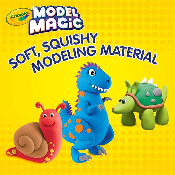 Crayola Model Magic, Modeling Clay Alternative, Craft, 4 Ounce, 57-4451
