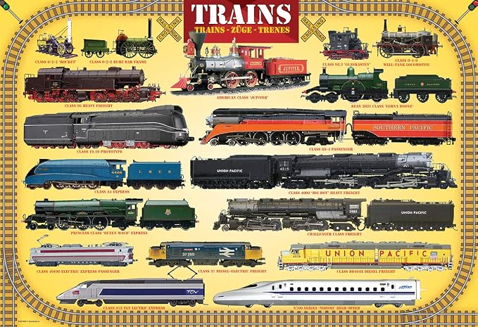 Trains 100 Piece Jigsaw Puzzle