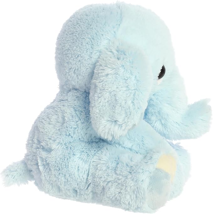 Aurora® Playful Lil Benny Phant™ Baby Stuffed Animal - Soft & Cuddly Toy - Imaginative Play - Blue 9 Inches