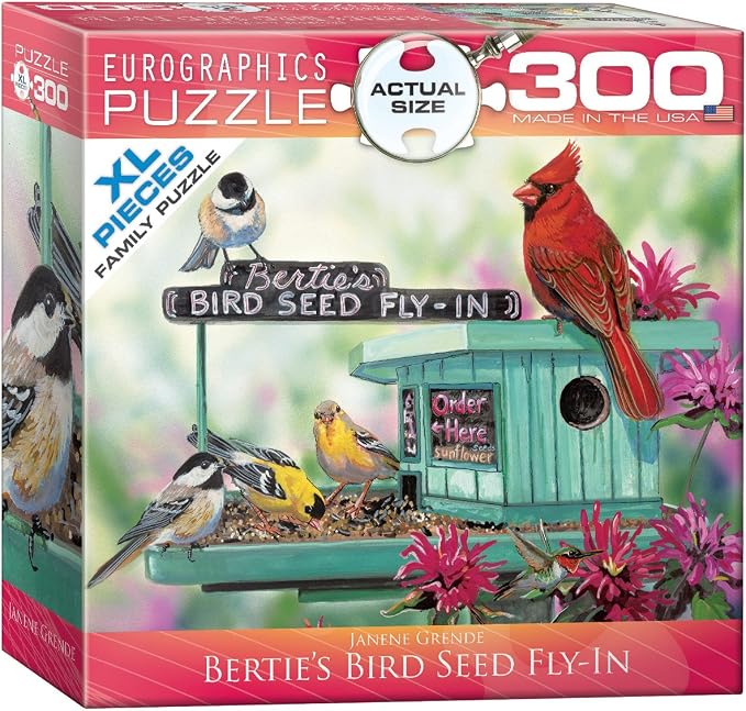 Bertie's Bird Seed Fly-in by Janene Grende