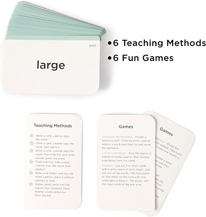 Award-Winning Kindergarten Sight Words Flash Cards – 100+ Dolch & Fry High-Frequency Words – Fun Learning for Ages 4–7 – Preschool, Homeschool & Classroom
