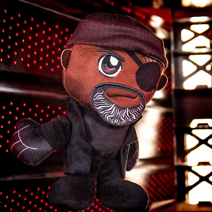 Bleacher Creatures Marvel Nick Fury Secret Invasion 8" Kuricha Sitting Plush- Soft Chibi Inspired Toy