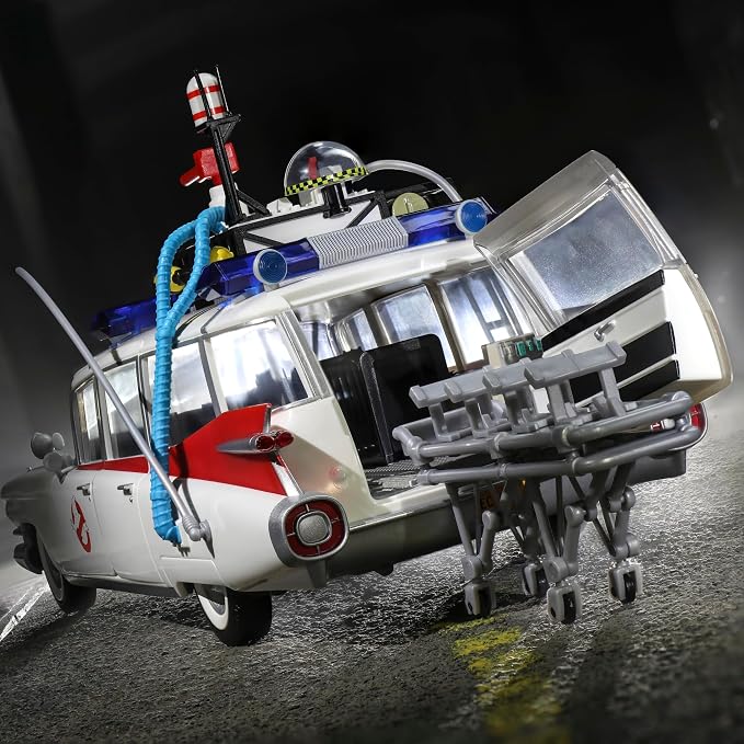 Ghostbusters Plasma Series Ecto-1 (1984), 1:18 Scale Toy Car, Toys for Ages 14+ (Amazon Exclusive)