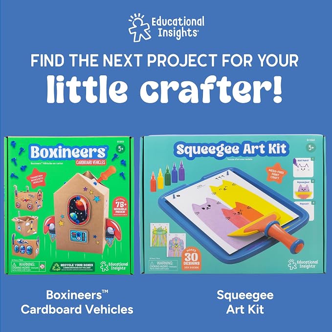 Educational Insights 3D Sticker Maker Refill Pack: Garden Friends - Supplies for Custom Sticker Maker for Kids, DIY Stickers for Kids, Puffy Stickers for Toddlers, Machine Sold Separately