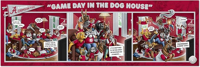 YouTheFan NCAA Game Day in The Dog House - 1000pc Puzzle