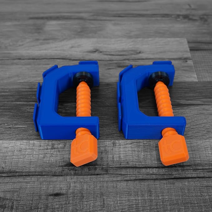 TechConnext Track Clamp for Hot Wheels Track (2 Pack) – Durable PLA Plastic, Up to 25% Stronger, Softer Top for Screw, Secure Grip, Made in USA