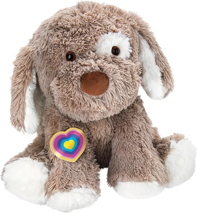 CRA-Z-Stuff & Fluff Friends Stuff Your Own Puppy Plush Toy, DIY Stuffing Kit with Patch, Wishing Heart & Birth Certificate, Ages 6+