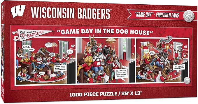 YouTheFan NCAA Game Day in The Dog House - 1000pc Puzzle