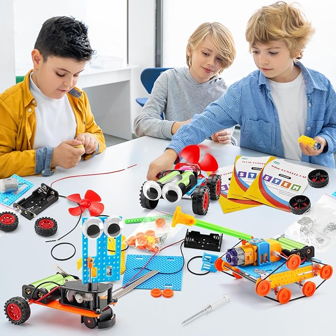 Robot STEM Kits for Kids Age 8-10, STEM Toys for Ages 8-13, Science Building Kit for Boys 6-8 8-12, Robotics Engineering Experiments Projects for 8 9 10 12-14 Year Old Boys Girls Birthday Gift