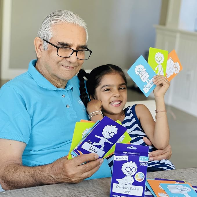 Open The Joy Cards Set for Nurturing Social Emotional Intelligence - Featuring Anger Management, Kindness, Confidence, and Conversation Starter Cards - Suitable for Ages 4-6+