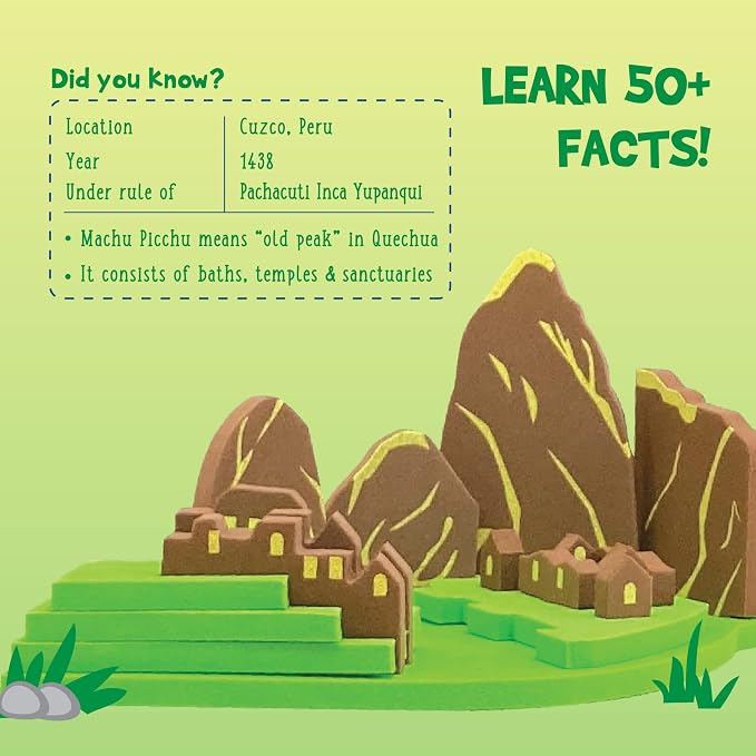 Imagimake Mapology Monuments of World | 3D Puzzles for Kids Ages 8-10 | Learning & Educational Toys for 5-7 | Puzzles for Ages 4-8 | Geography Gifts for Boys & Girls 5,6,7,8,9,10,11,12,13,14 Years Old