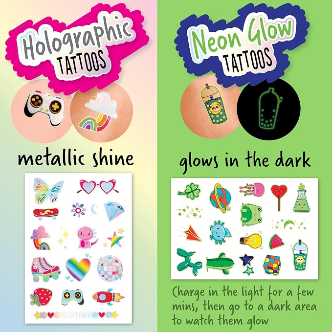 Creativity for Kids Tattoo Designer Studio: Create 50+ DIY Temporary Tattoos, Toys and Gifts for Girls and Boys, Arts and Crafts Activities for Kids (Ages 6+)