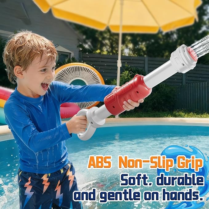 4pcs Water Guns for Kids Adults Toddler, High-Capacity Water Squirt Gun Toy, Summer Fun Water Toys for Pool Outdoor Beach Games, Water Blaster for Ages 4-8 8-12 Boys Backyard Party Play