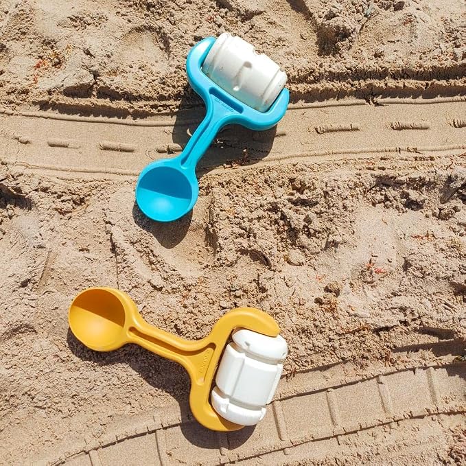 Miniland Beach Essentials, Sand Toys, Outdoor Toys for Toddlers 1-3, Beach Toys for Toddlers 1-3, Outdoor Play for Beach Vacations and Pool Fun | ECO Sand Roller Highway