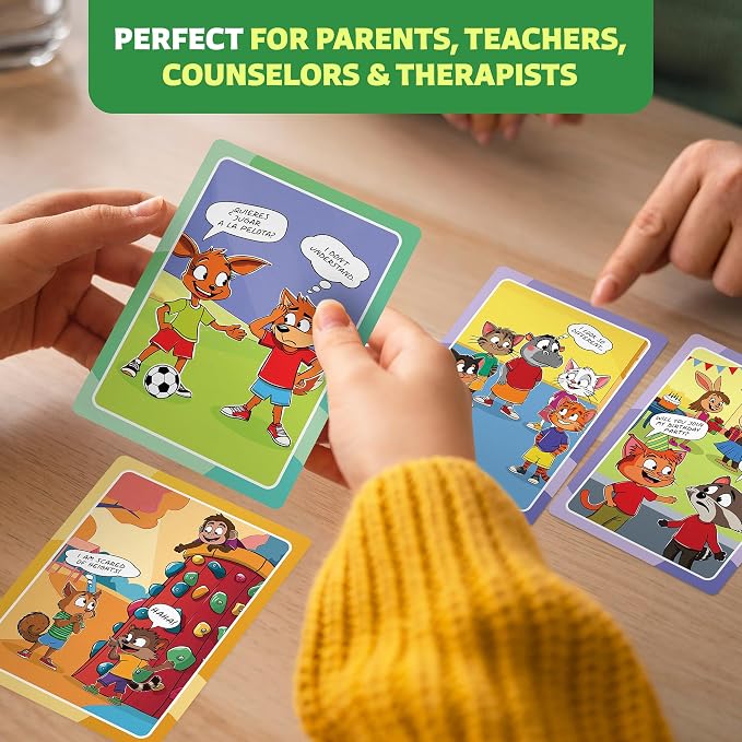 Who What Why Cultural Diversity & Inclusion Cards for Kids – SEL Game for Empathy, Disability, Social Awareness & Coping Skills – Learning Culture & Traditions Conversation Cards, Ages 4+