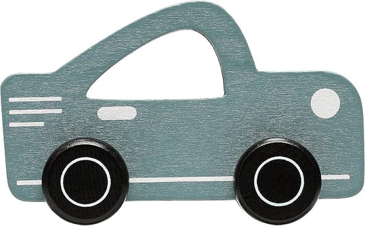 Pearhead Montessori Wooden Car Push Toy, Rolling Developmental Toy for Babies and Toddlers 12+ Months