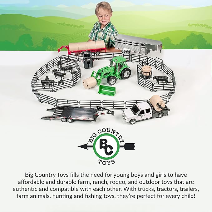 Big Country Toys Lil’ Bucker Horse Kids Toys - Rodeo Ride On Toys for18 Months to 3+ Years - Bouncy Animals for Toddlers - Inflatable Hopper Horse Toys with Hand Pump