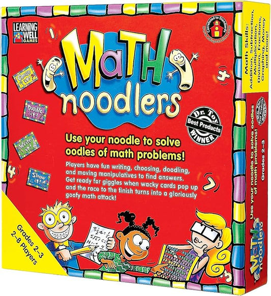 Edupress Math Noodlers Game, Grades 2-3 (EP62350), Multi