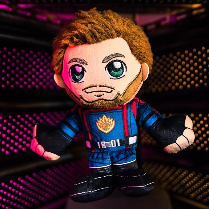 Bleacher Creatures Marvel Star-Lord 8" Kuricha Sitting Plush- Soft Chibi Inspired Toy