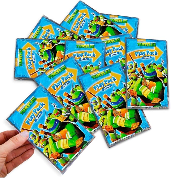 Teenage Mutant Ninja Turtles Party Favors Set for Kids- 8 Mini Coloring Books, Stickers, and Goodie Bags | TMNT Birthday Party Supplies Decorations