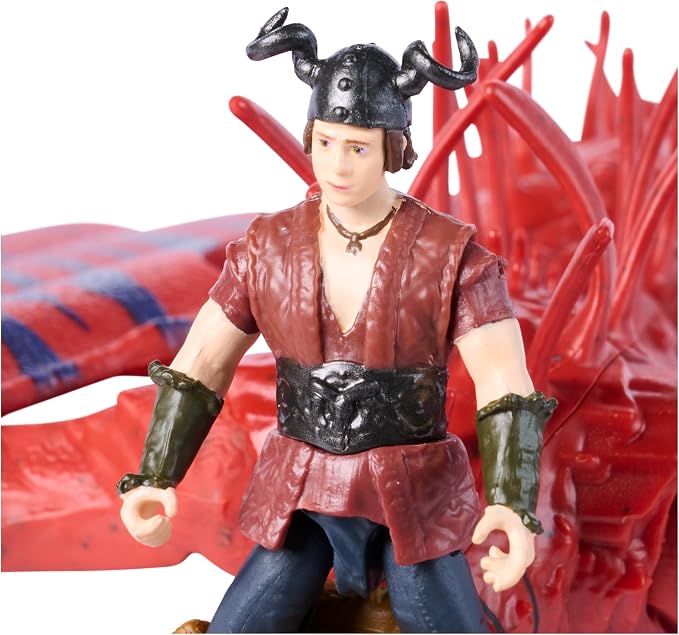 DreamWorks Dragons How to Train Your Dragon, Monstrous Nightmare and Snotlout, Viking Duo Action Figures, Kids Toys for Boys Ages 4 and up