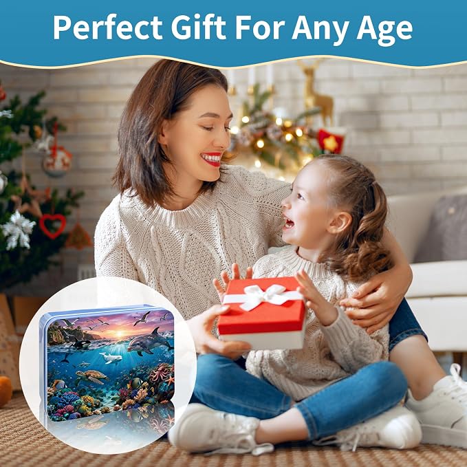 100 Pieces Puzzles for Kids Ages 4-8, Ocean World Educational Kids 100 Piece Puzzle, Children Jigsaw Puzzles Kids Puzzles, Educational Learning Puzzle Toys for Girls and Boys
