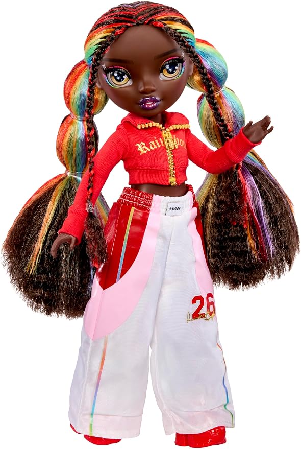 Rainbow High Jr. High Bestie Babysitters – Iris Bow, 9” Fashion Doll