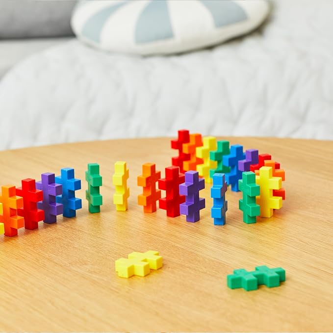 PLUS PLUS Big - 400 Piece Set in Storage Tub - Interlocking Large Puzzle Building Blocks, Quiet Stem Toys for Toddlers - Gifts for Boys & Girls