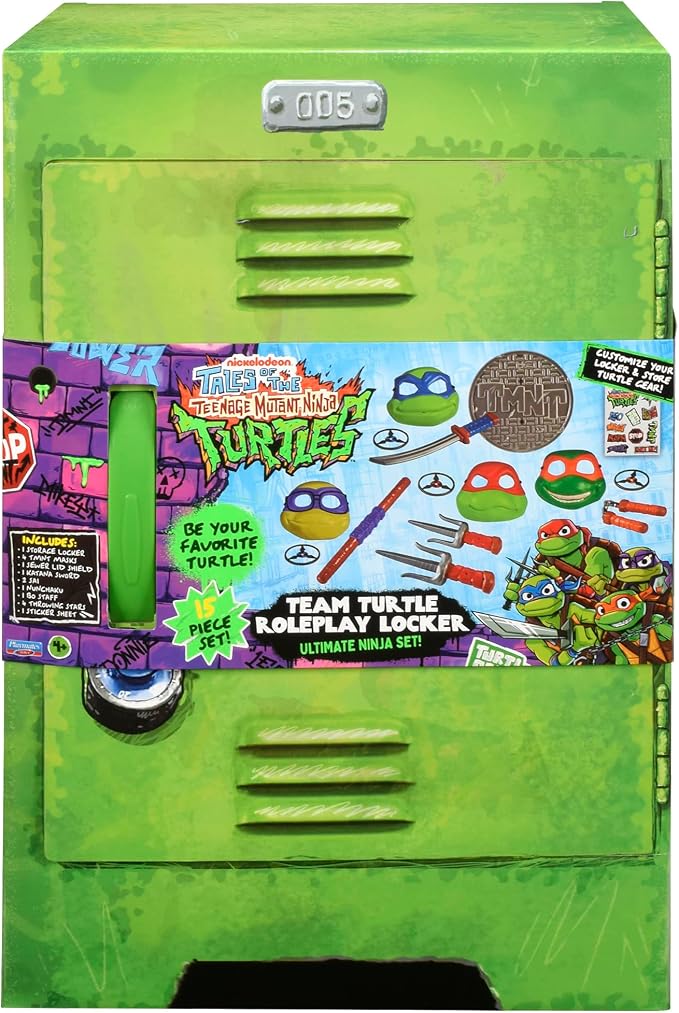 Teenage Mutant Ninja Turtles Roleplay Locker by Playmates Toys - Amazon Exclusive