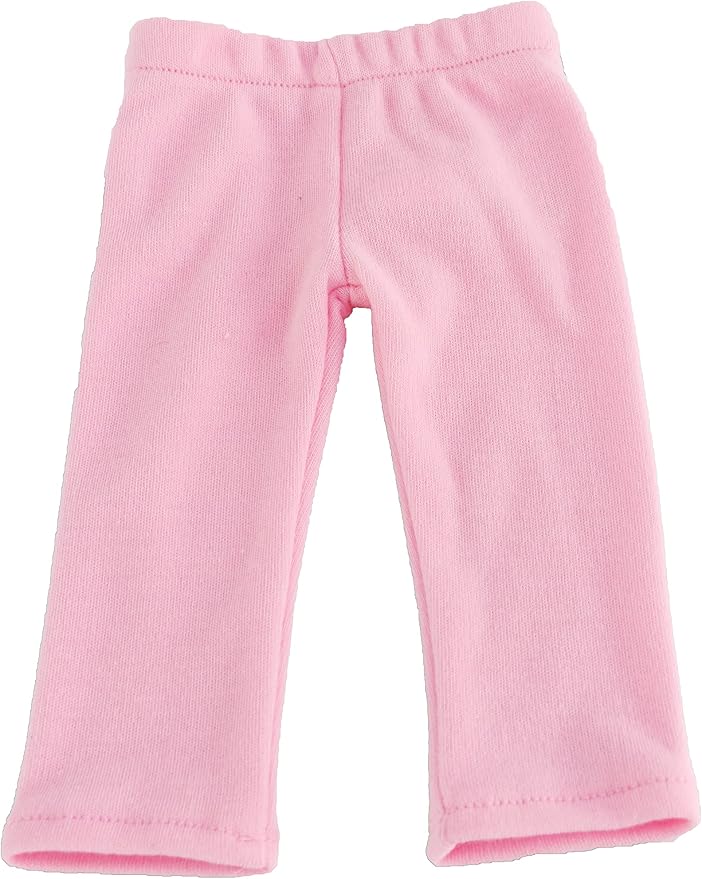 American Fashion World Light Colored Leggings for 18-Inch Dolls | Premium Quality & Trendy Design | Dolls Clothes | Outfit Fashions for Dolls for Popular Brands