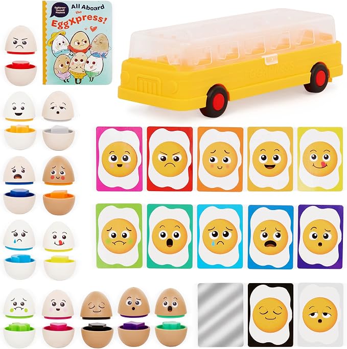 – Matching Egg Toys for Toddlers – Color & Letter Recognition Sorting Game – Early Learning Educational Toys for 18+ Months – Fun & Engaging Playtime