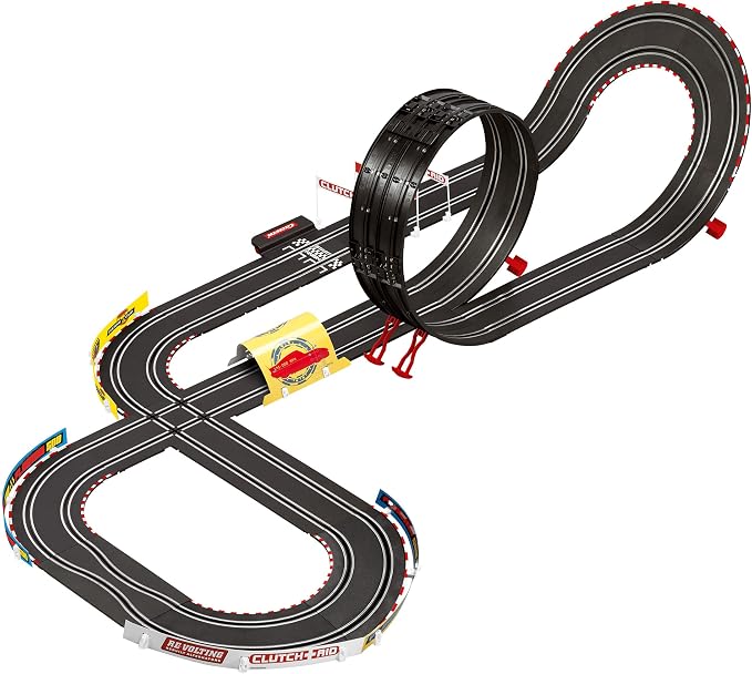 Carrera GO Cars Slot Car Race Track Set – Lightning McQueen Neon Nights | Electric slot car track, Lightning McQueen toy for kids 6+, includes McQueen & Storm cars, Neon Nights theme, easy setup
