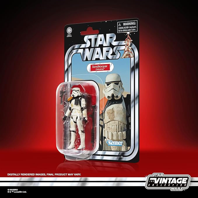 STAR WARS The Vintage Collection Sandtrooper (Squad Leader), A New Hope Premium 3.75 Inch Collectible Action Figure