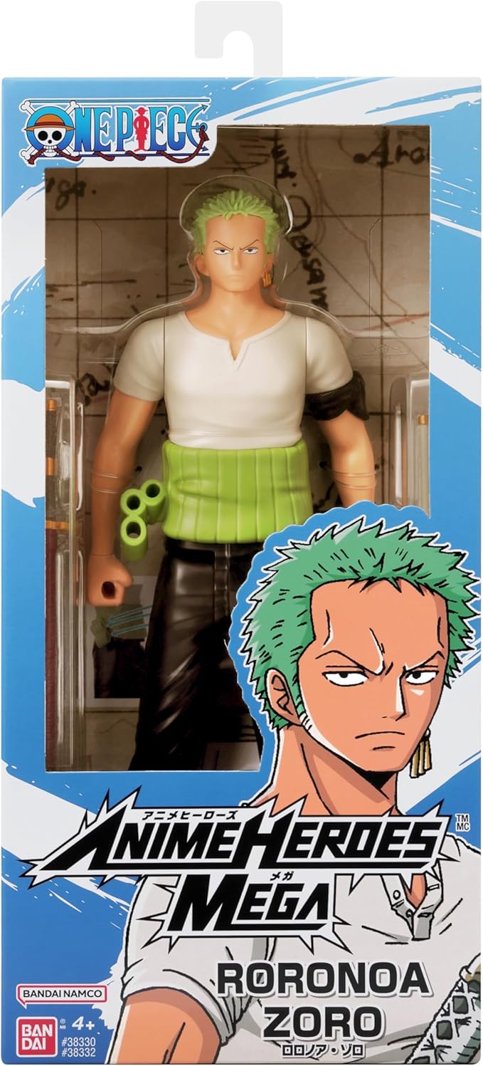ANIME HEROES MEGA - One Piece - Roronoa Zoro 12" Action Figure
