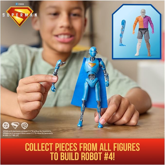 DC Comics, Superman 6-Inch Metamorpho Action Figure, Authentic Superman Movie Styling, Super Heroes Kids Toys for Boys and Girls Ages 4 and Up
